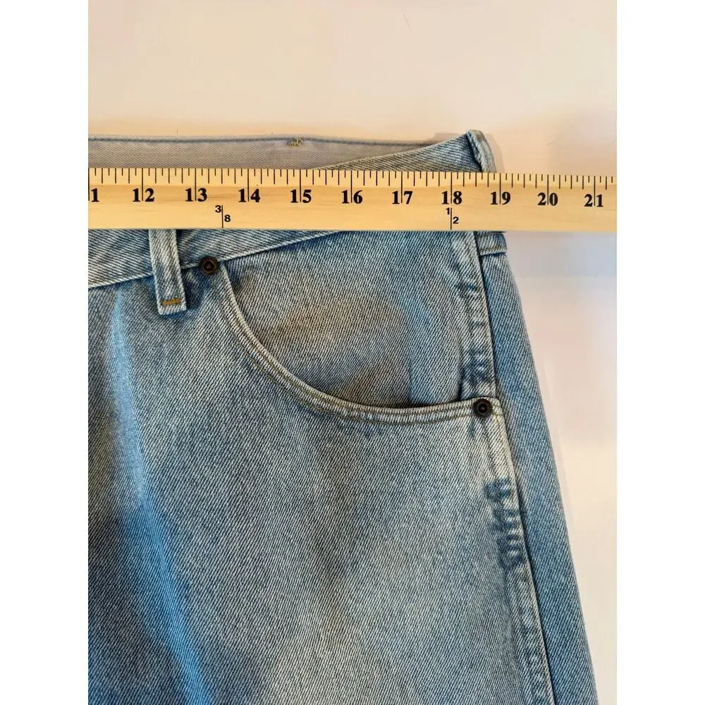 Wrangler 13MWZ Cowboy Cut Original Fit Jeans Men's 38x36 Light Wash
